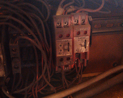 德国凯撒11kw空压机配电箱修复